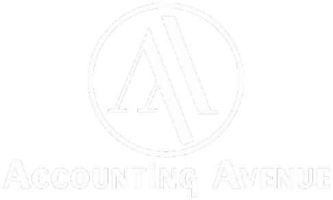 Accounting Avenue white logo